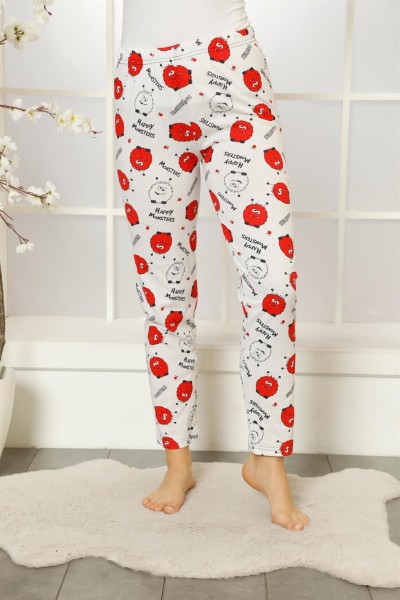 Moda Çizgi Kadın Alt Pijama - Thumbnail
