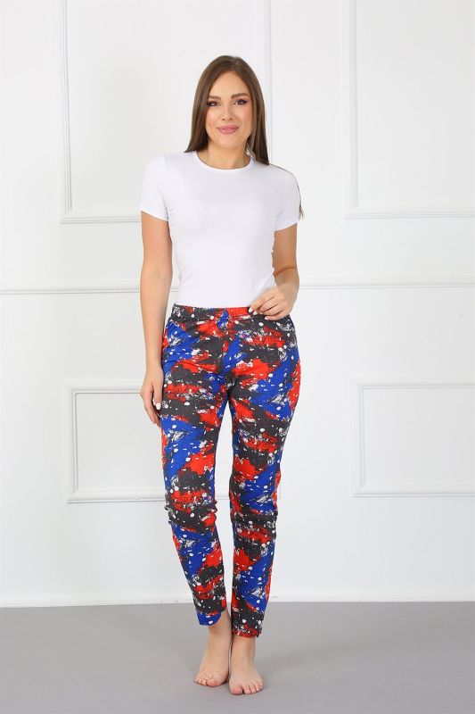 Moda Çizgi Kadın Alt Pijama - 4