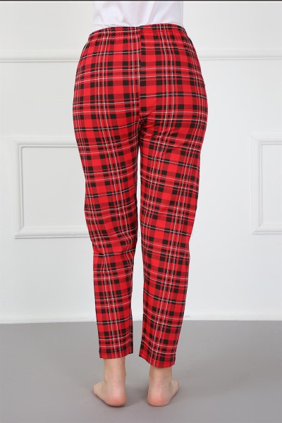 Moda Çizgi Kadın Pamuklu Alt Pijama 27447 - Thumbnail