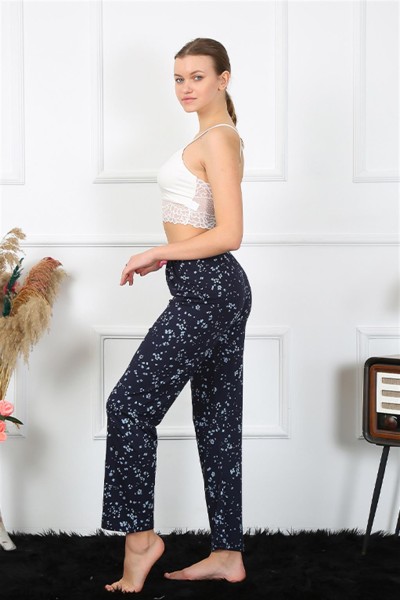 Moda Çizgi Kadın Pamuklu Alt Pijama 27455 - Thumbnail