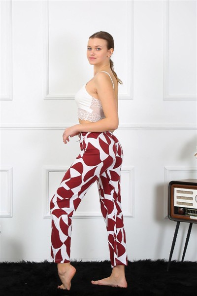 Moda Çizgi Kadın Pamuklu Alt Pijama 27461 - Thumbnail