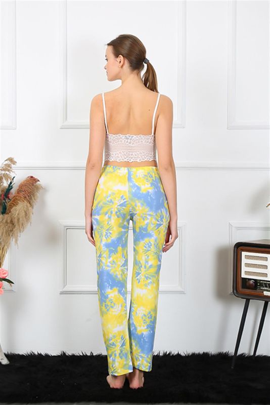 Moda Çizgi Kadın Pamuklu Alt Pijama 27466 - 5