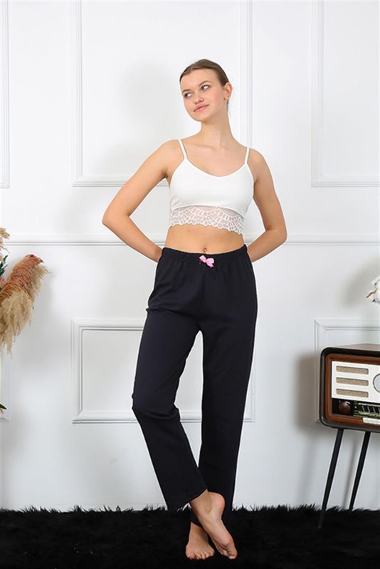 Moda Çizgi Kadın Pamuklu Alt Pijama 27467 - 2