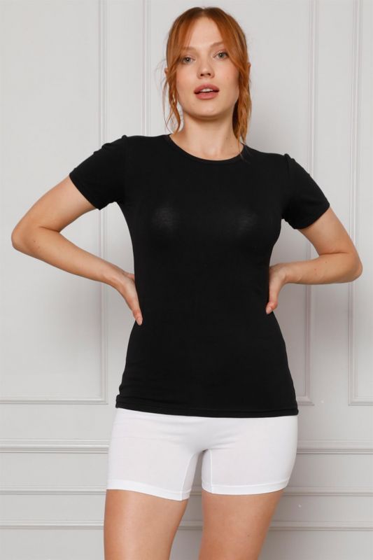 Moda Çizgi Kadın Penye Boxer 5871 - 1