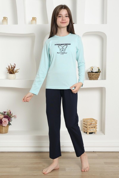 Moda Çizgi - Moda Çizgi Kız Çocuk Penye Pijama Takım 20421