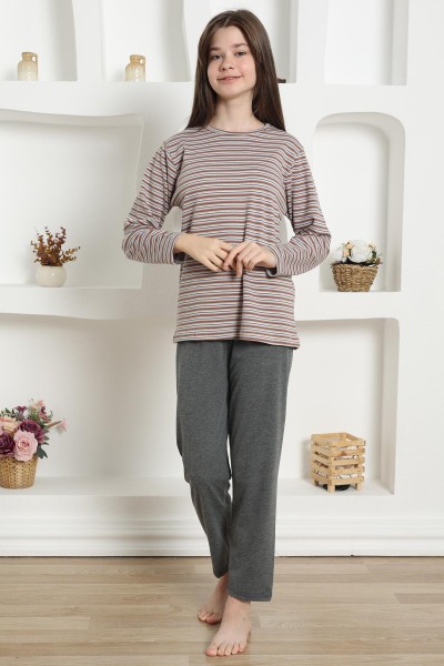 Moda Çizgi - Moda Çizgi Kız Çocuk Penye Pijama Takım 20424