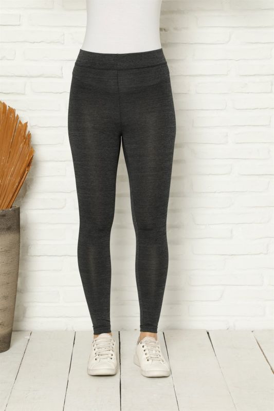Moda Çizgi Penye Likralı Tayt 5886 - 1