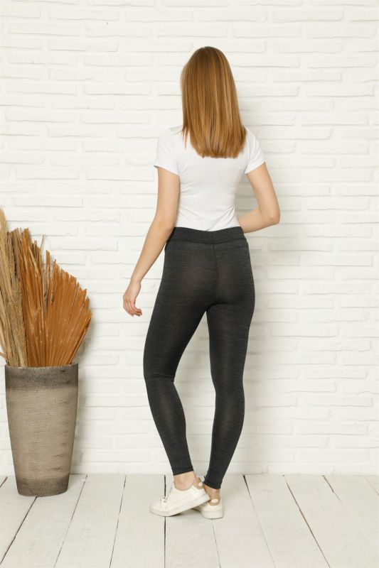 Moda Çizgi Penye Likralı Tayt 5886 - 3
