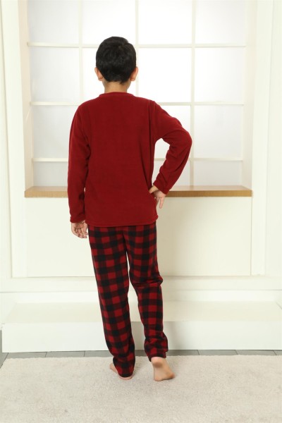 Moda Çizgi WelSoft Polar Çocuk Pijama Takımı 20250B - Thumbnail