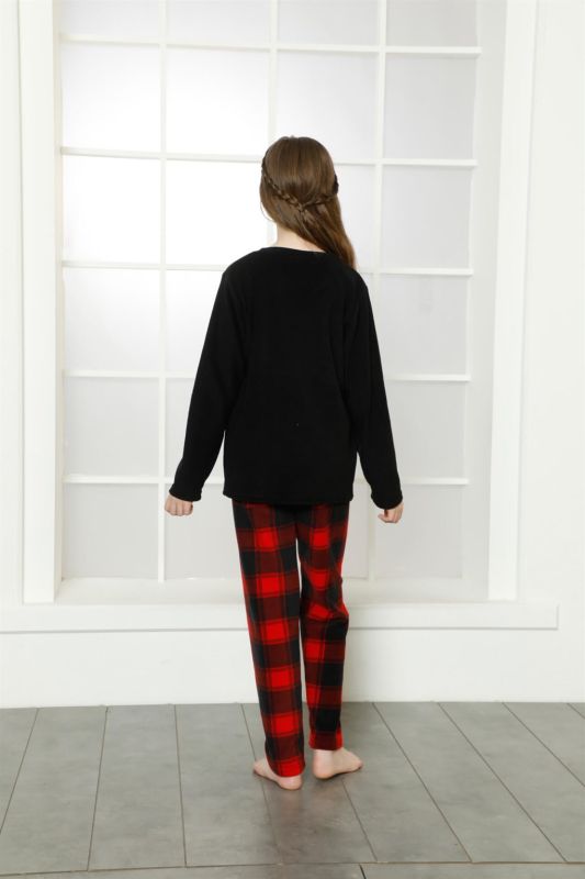 Moda Çizgi WelSoft Polar Çocuk Pijama Takımı 4632 - 3