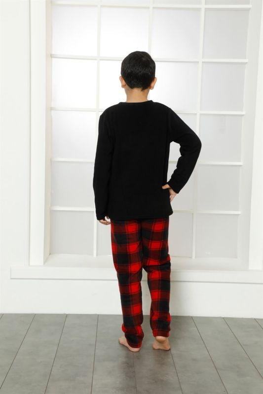 Moda Çizgi WelSoft Polar Çocuk Pijama Takımı 4634 - 3