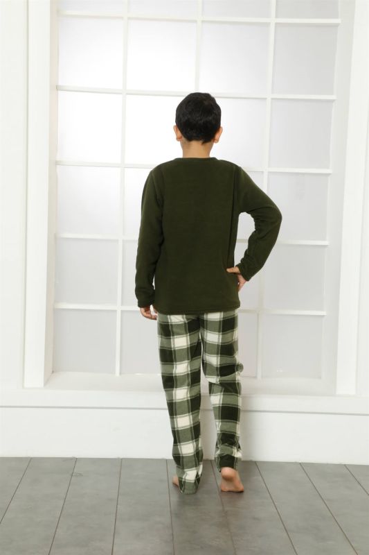 Moda Çizgi WelSoft Polar Çocuk Pijama Takımı 4635 - 3