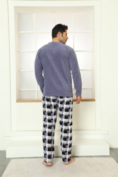 Moda Çizgi WelSoft Polar Erkek Pijama Takımı 6794 - Thumbnail