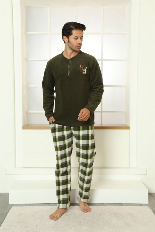 Moda Çizgi WelSoft Polar Men's Pajama Set 6795 - 1