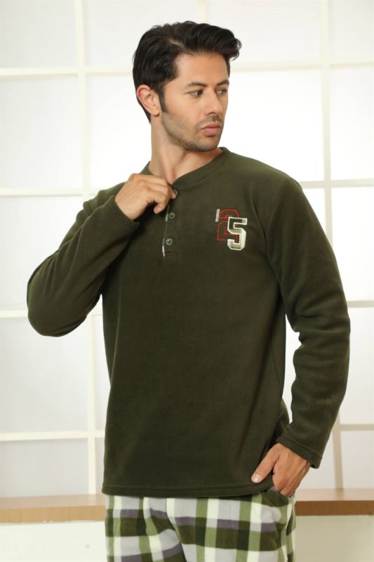 Moda Çizgi WelSoft Polar Men's Pajama Set 6795 - 2