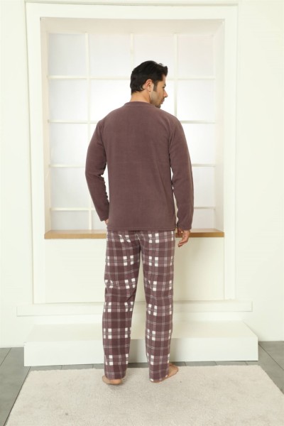 Moda Çizgi WelSoft Polar Erkek Pijama Takımı 6796 - Thumbnail