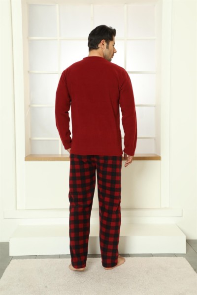 Moda Çizgi WelSoft Polar Erkek Pijama Takımı 6821 - Thumbnail