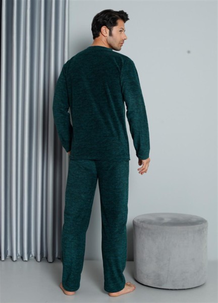 Moda Çizgi WelSoft Polar Erkek Pijama Takımı 6826 - Thumbnail
