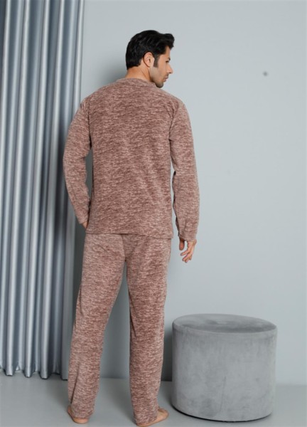 Moda Çizgi WelSoft Polar Erkek Pijama Takımı 6827 - Thumbnail