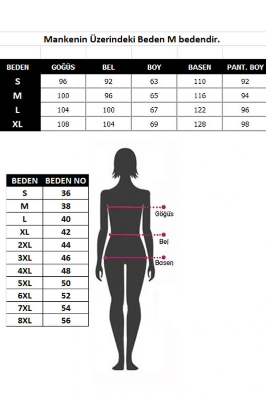 Moda Çizgi Polar Kadın Pijama Takımı - 3