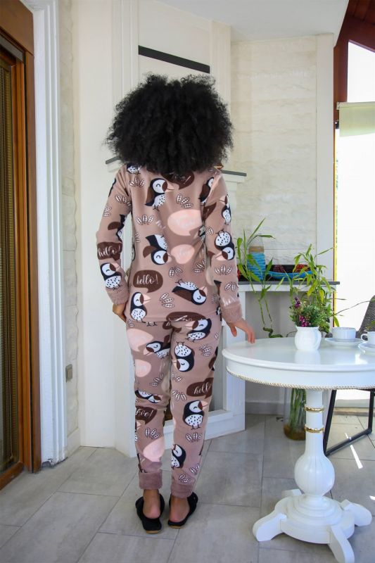 Moda Çizgi Welsoft Polar Kadın Pijama Takımı 8502 - 6