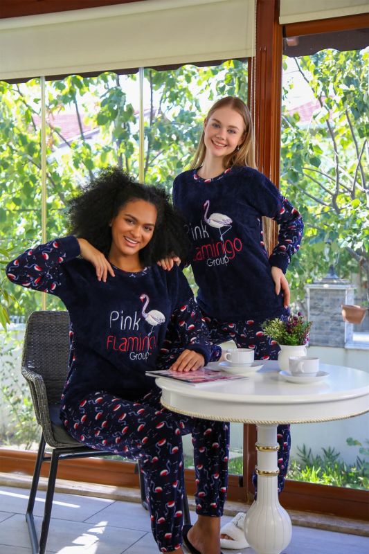 Moda Çizgi Welsoft Polar Kadın Pijama Takımı 8505 - 4