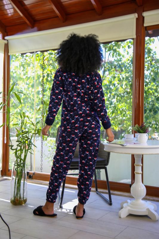 Moda Çizgi Welsoft Polar Kadın Pijama Takımı 8505 - 5