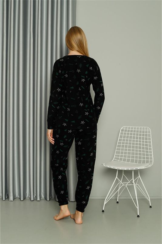 Moda Çizgi Welsoft Polar Kadın Pijama Takımı 8514 - 4