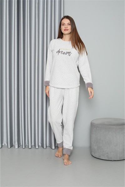 Moda Çizgi - Moda Çizgi Welsoft Polar Kadın Pijama Takımı 8515