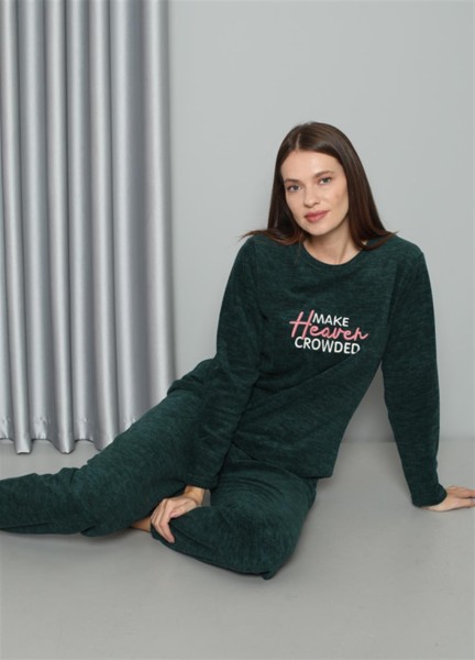 Moda Çizgi - Moda Çizgi Welsoft Polar Kadın Pijama Takımı 8516