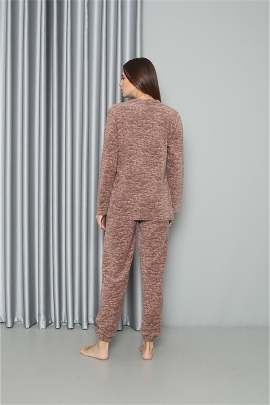 Moda Çizgi Welsoft Polar Kadın Pijama Takımı 8519 - 6