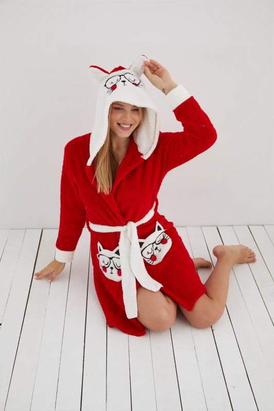 Moda Çizgi Polar Women's Pajama Set - 1