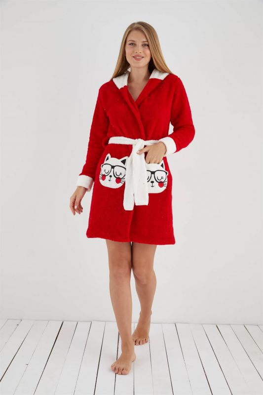Moda Çizgi Polar Women's Pajama Set - 2