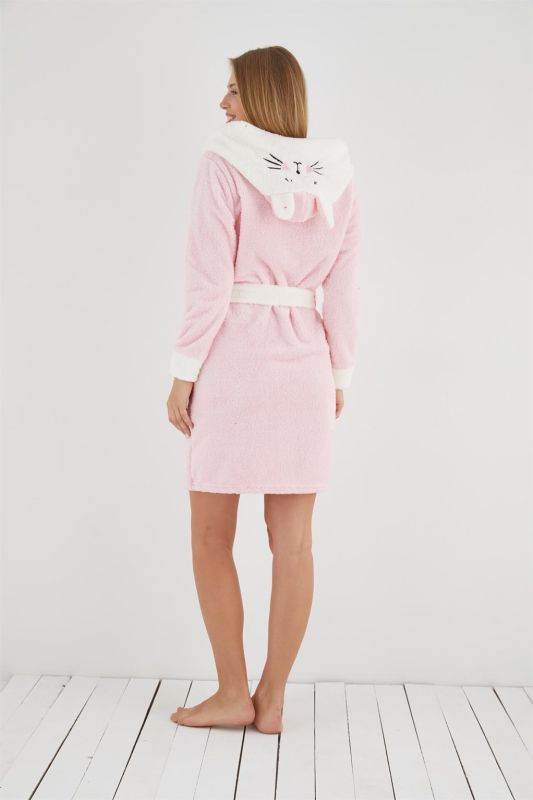 Moda Çizgi Welsoft Polar Kadın Sabahlık 808020 - 3