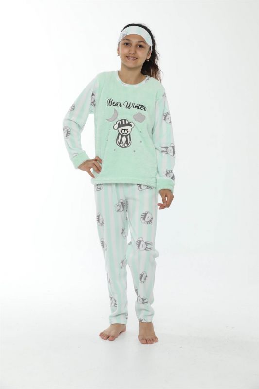 WelSoft Polar Kız Çocuk Pijama Takımı 4533 - 1