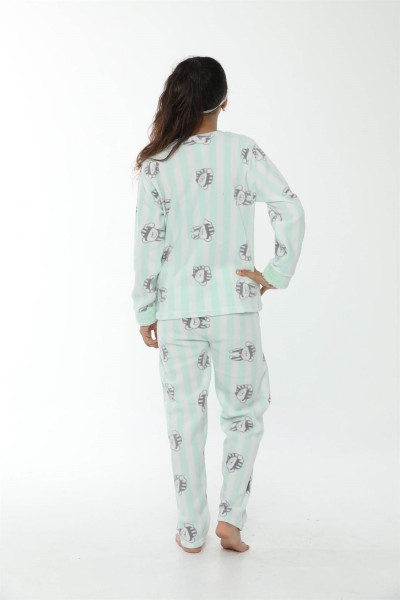 WelSoft Polar Kız Çocuk Pijama Takımı 4533 - Thumbnail