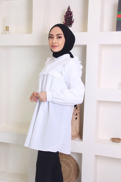 Moda Çizgi - Moda Çizgi Desenli Tunik