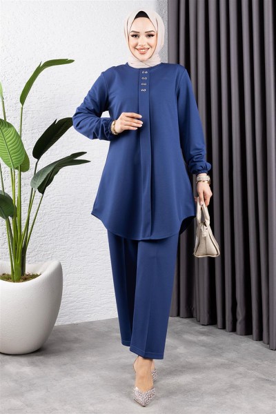 AYM - Önden Patlı Krep Takım İNDİGO