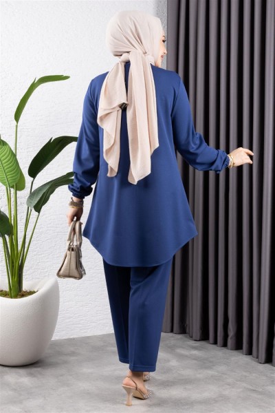 Önden Patlı Krep Takım İNDİGO - Thumbnail