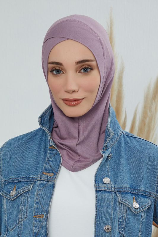 Önü Çapraz Detaylı Penye İç Bone,TB-4,TB-4 Lila - 2