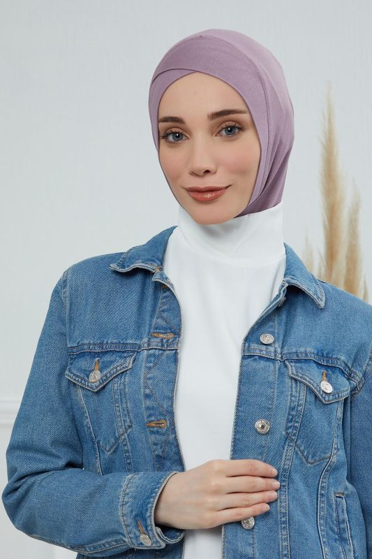 Önü Çapraz Detaylı Penye İç Bone,TB-4,TB-4 Lila - 6