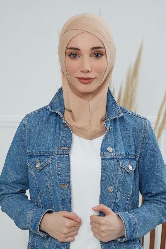 Önü Çapraz Detaylı Penye İç Bone,TB-4,TB-4 Sütlü Kahve - 2