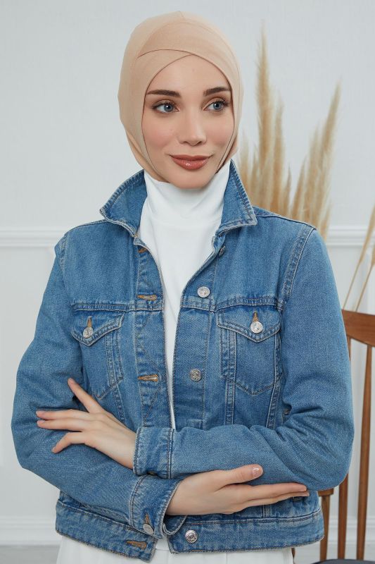 Önü Çapraz Detaylı Penye İç Bone,TB-4,TB-4 Sütlü Kahve - 6