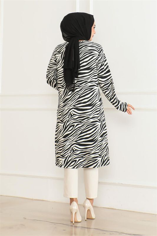 Örme Süet Tunik SİYAH - 3