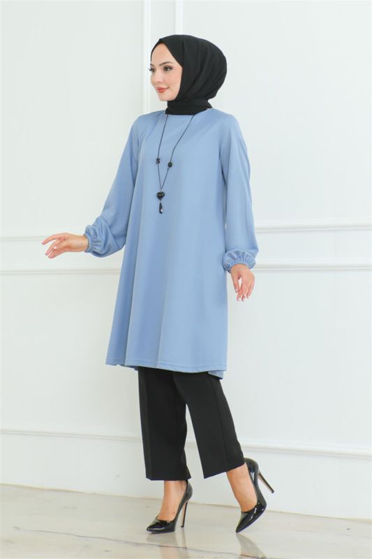 Oversize Tunik BEBE MAVİSİ - 3