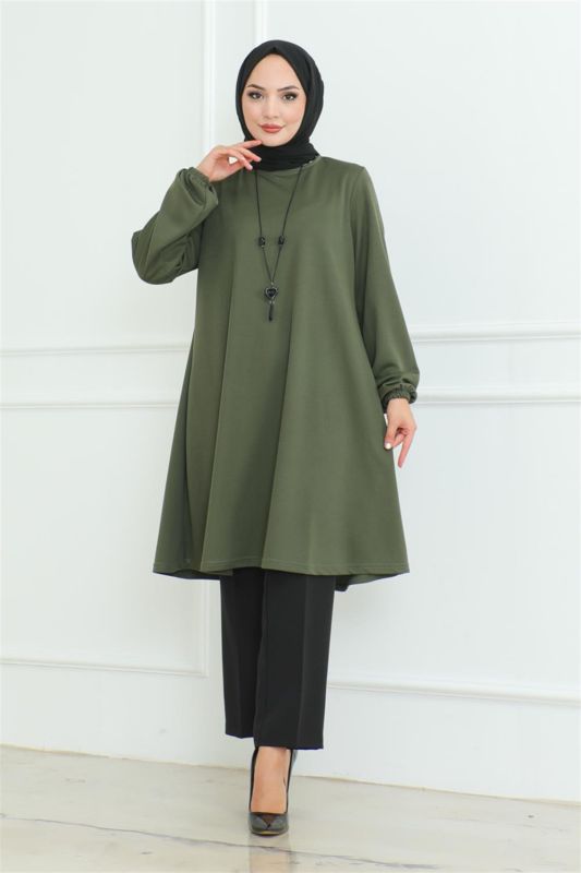 Oversize Tunik HAKİ - 1