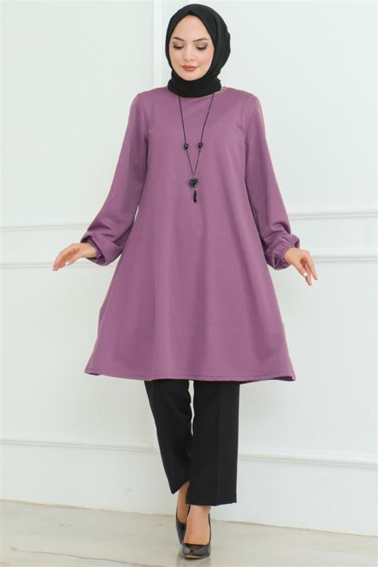 Oversize Tunik LİLA - 1