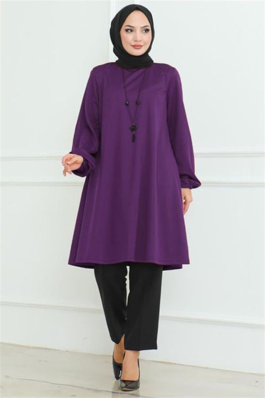 Oversize Tunik MOR - 1