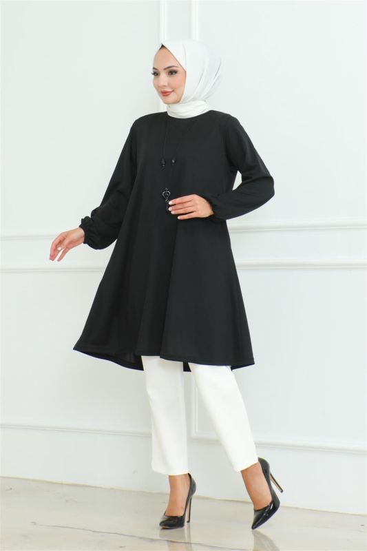 Oversize Tunik SİYAH - 2