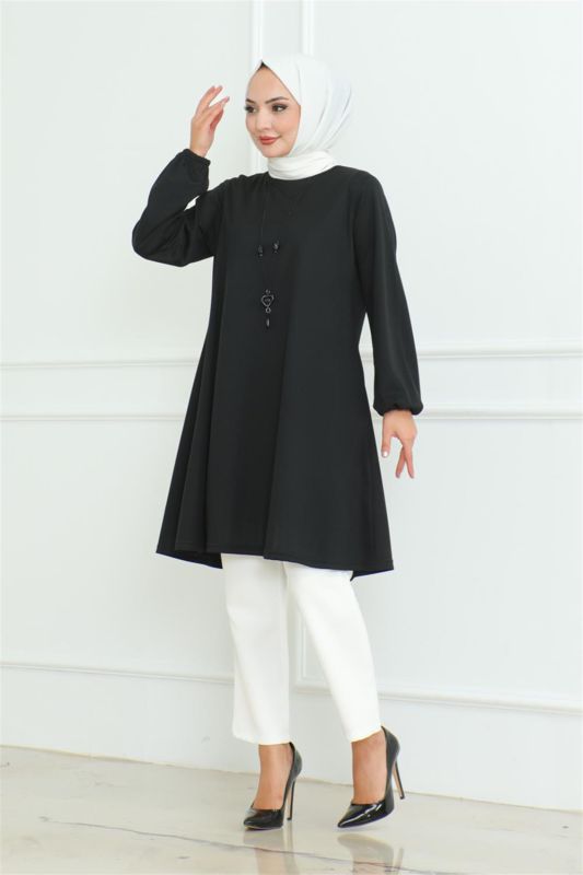 Oversize Tunik SİYAH - 3